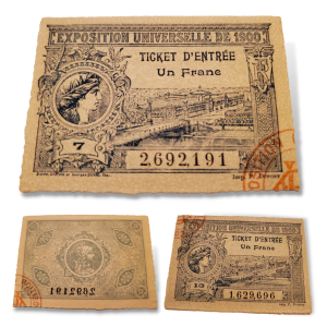 1900 Paris Olympics - 1900 Exposition Universelle De 1900 - Individual Ticket 50 Francs