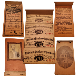 1904 Louisiana Purchase Exposition st Louis Olympics Monthly Pass - Collection