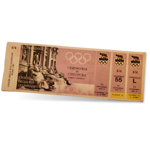 1960 Rome Olympics Tickets Closing Ceremony