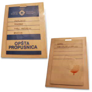 1984 sarajevo NOC Special Pass