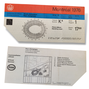 1976 Montreal Olympics Tickets - Closing Ceremony (1)