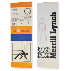 1984 Sarajevo Olympics Ticket Ice Hockey February 12 1700