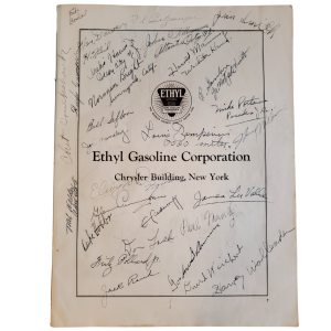 1936 US Olympic Tryouts Track and Field - Signed Page a 1936 US Olympic Tryouts Track and Field - Signed Page a