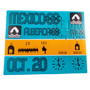 1968 Mexico City Olympics-Ticket