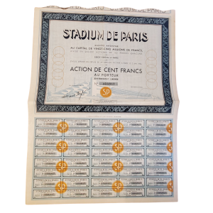 Stadium de Paris Bond - Hoping to win the 1940 Olympics bid - never built Stadium de Paris Bond - Hoping to win the 1940 Olympics bid - never built