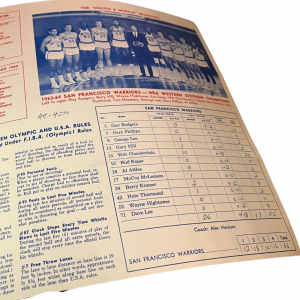 1964 Tokyo US Olympic Basketball Signed Program Exhibition d