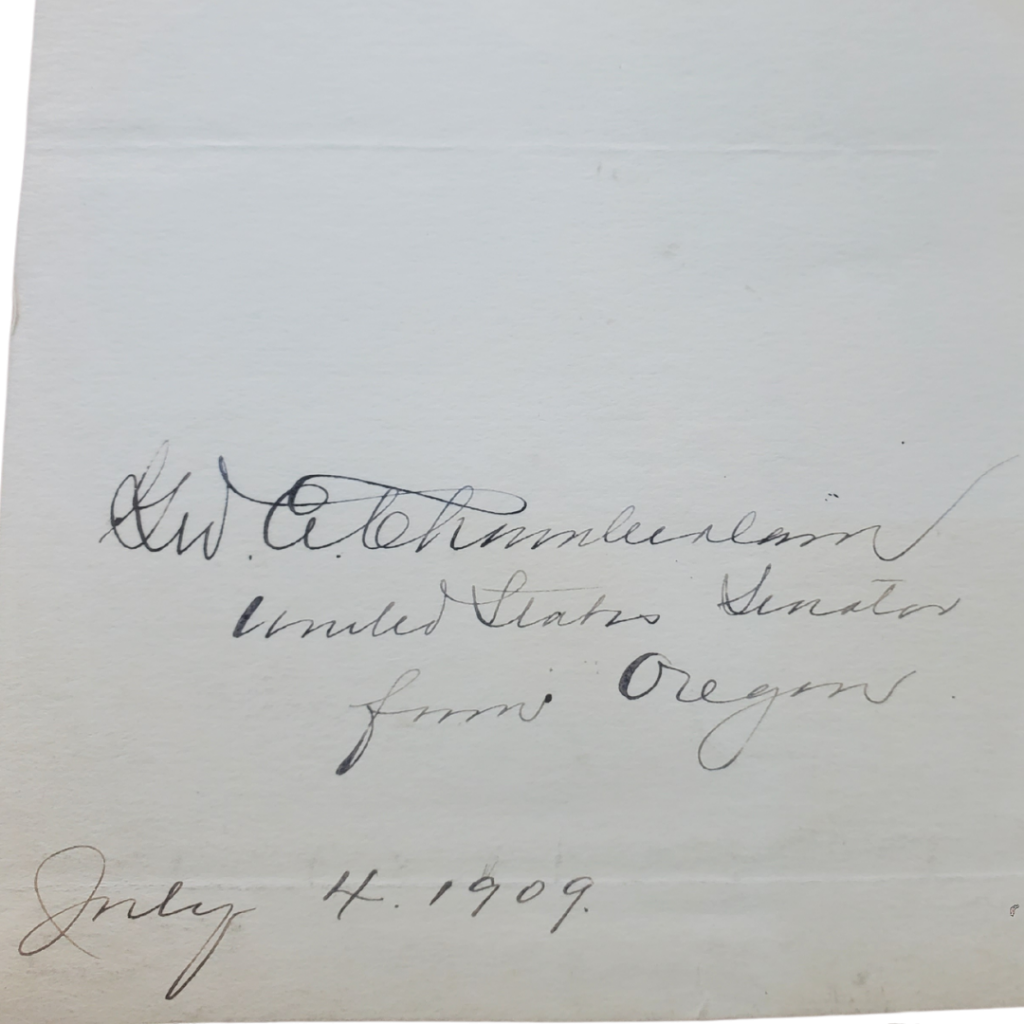 George Chamberlain - Oregon Governor 1909 (1)
